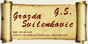 Grozda Svilenković vizit kartica